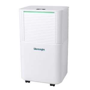 Silentnight Airmax 1200 Dehumidifier, 12 L/day, 2.5 L Tank, Sleep Mode, Humidity Sensor – White